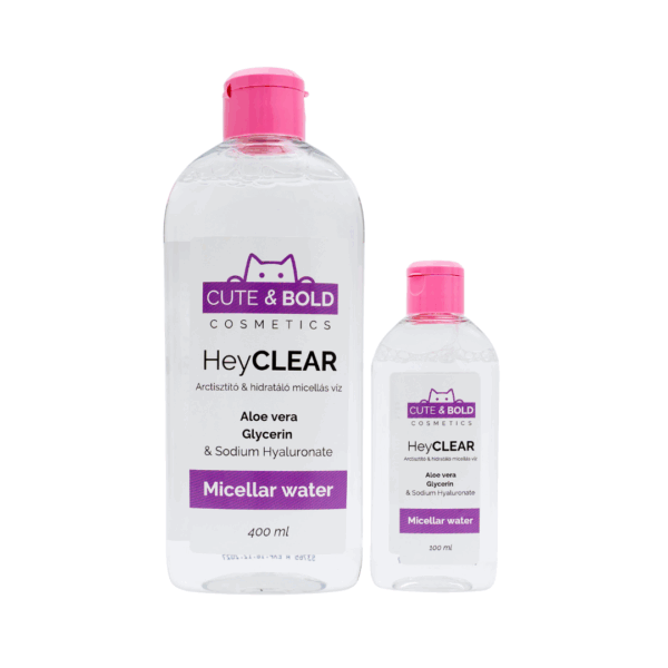 HeyCLEAR Arctisztító & hidratáló micellás víz